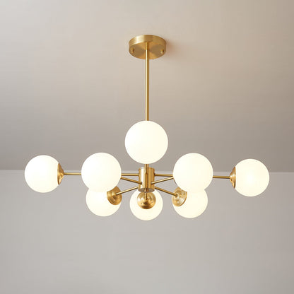 Elysium Crystal Chandelier - Dimmable LED Light, Elegant Design