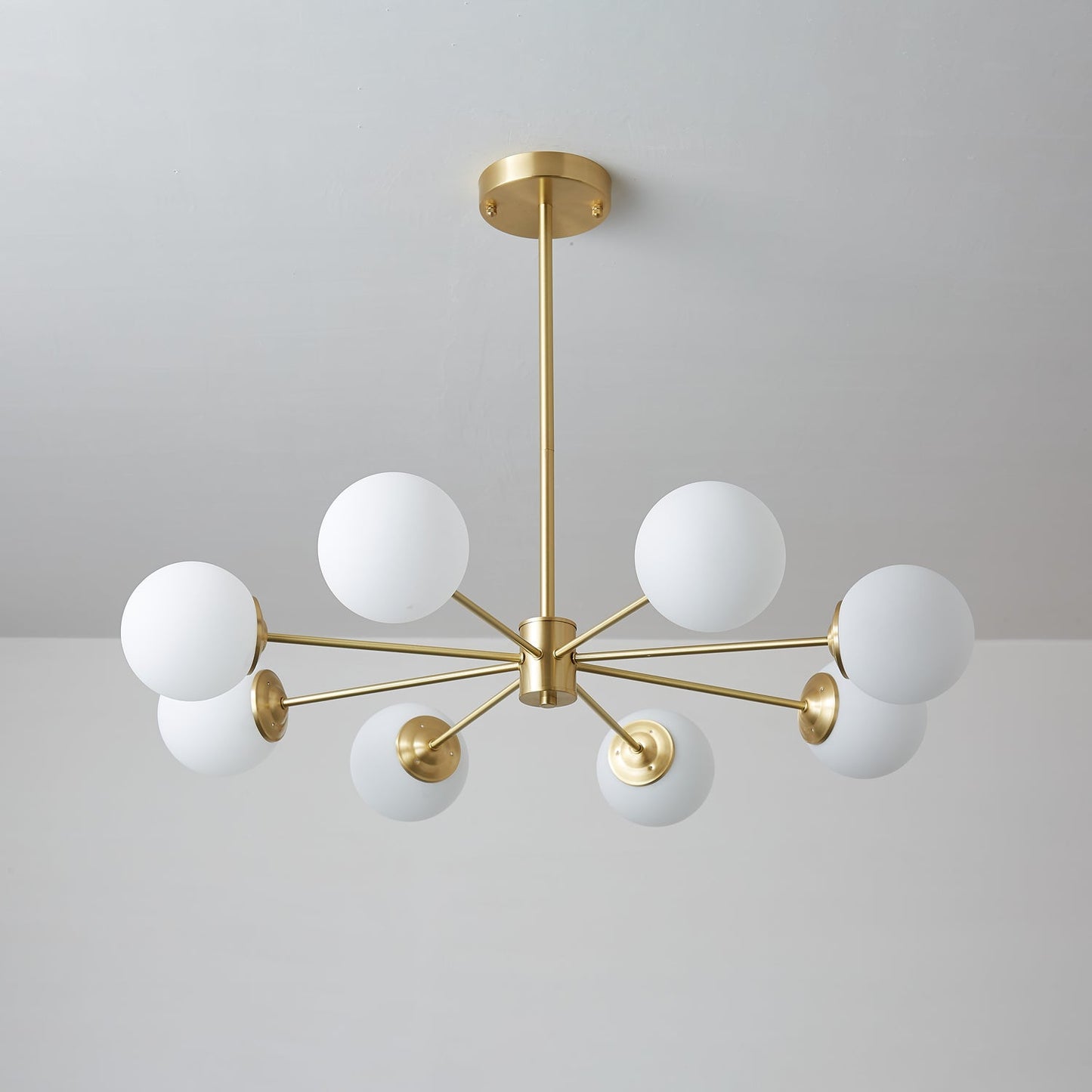 Elysium Crystal Chandelier - Dimmable LED Light, Elegant Design