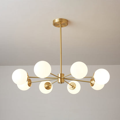 Elysium Crystal Chandelier - Dimmable LED Light, Elegant Design