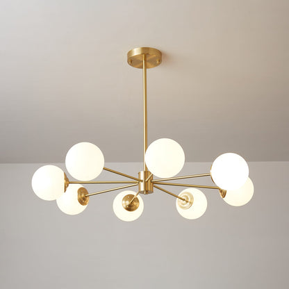 Elysium Crystal Chandelier - Dimmable LED Light, Elegant Design