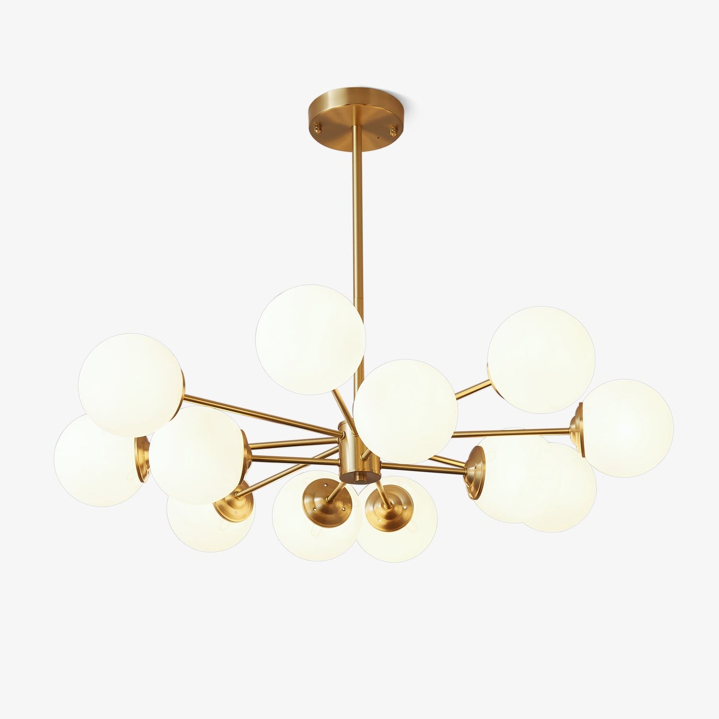 Elysium Crystal Chandelier - Dimmable LED Light, Elegant Design