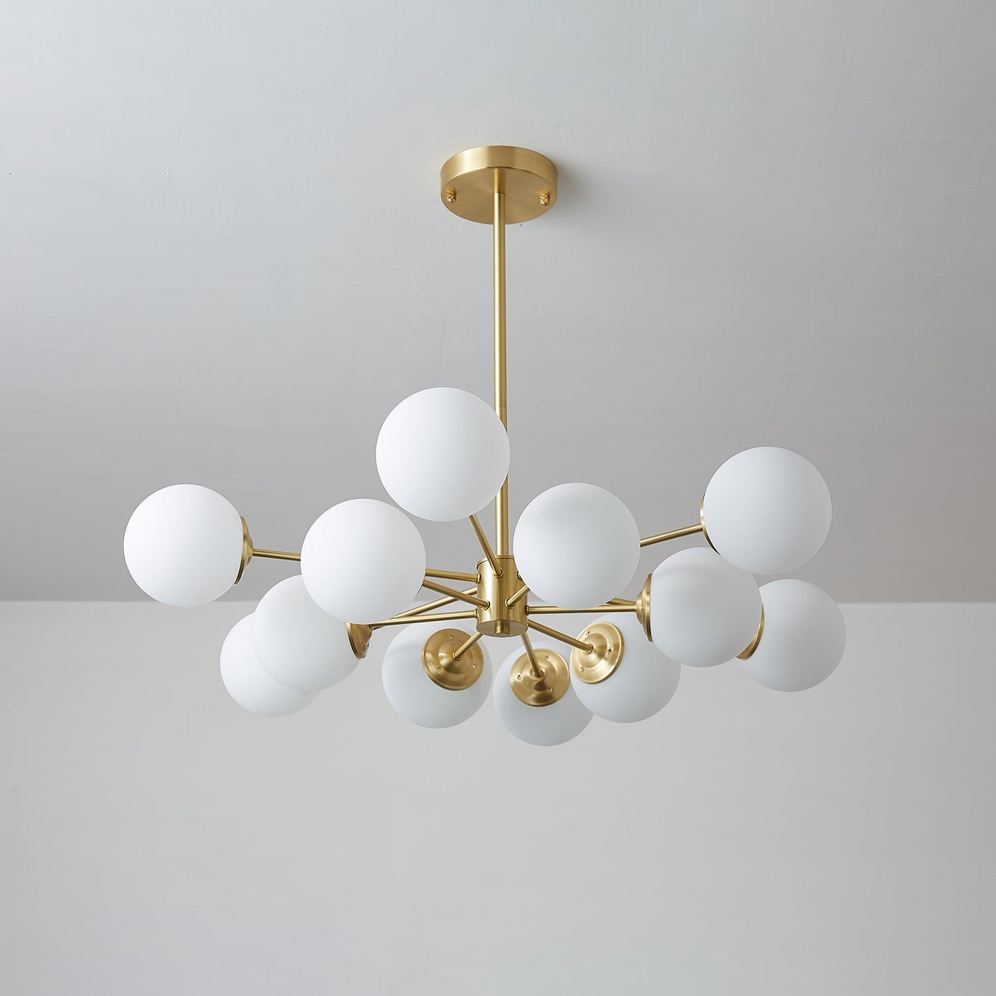 Elysium Crystal Chandelier - Dimmable LED Light, Elegant Design