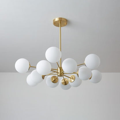 Elysium Crystal Chandelier - Dimmable LED Light, Elegant Design
