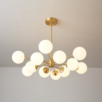 Elysium Crystal Chandelier - Dimmable LED Light, Elegant Design