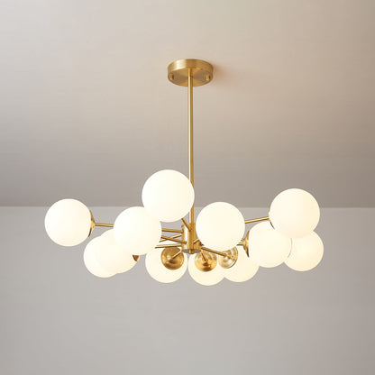 Elysium Crystal Chandelier - Dimmable LED Light, Elegant Design