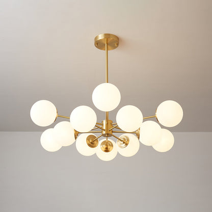Elysium Crystal Chandelier - Dimmable LED Light, Elegant Design