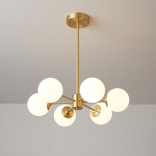 Elysium Crystal Chandelier - Dimmable LED Light, Elegant Design