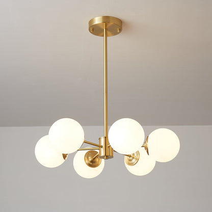 Elysium Crystal Chandelier - Dimmable LED Light, Elegant Design