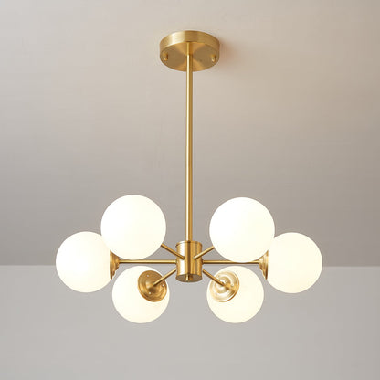 Elysium Crystal Chandelier - Dimmable LED Light, Elegant Design