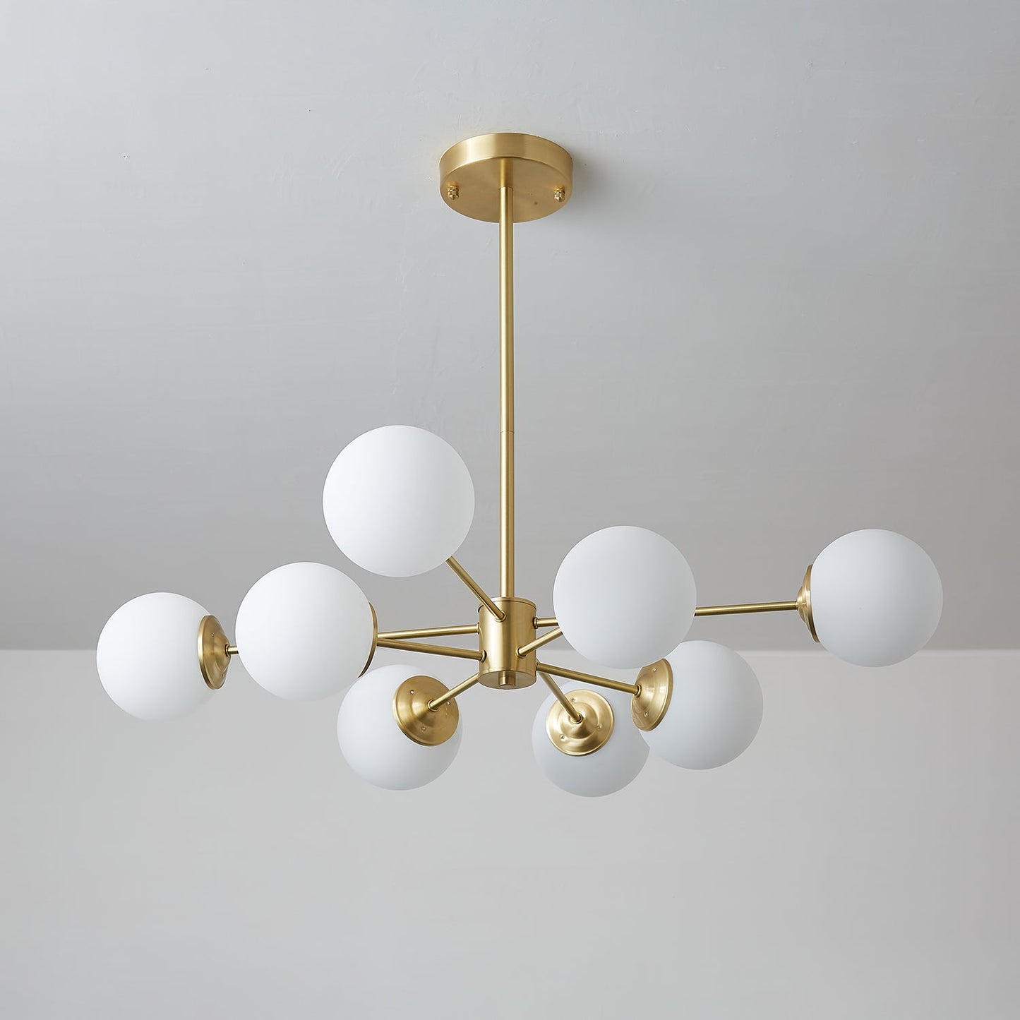 Elysium Crystal Chandelier - Dimmable LED Light, Elegant Design
