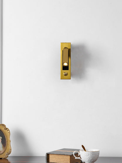 Professional Embedded Bedside Sconce with Adjustable Light and USB Por