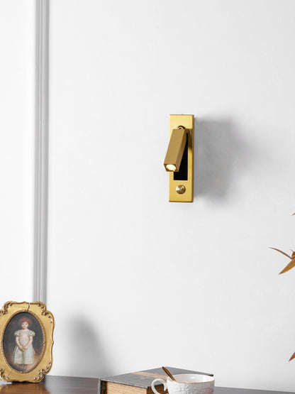 Professional Embedded Bedside Sconce with Adjustable Light and USB Por