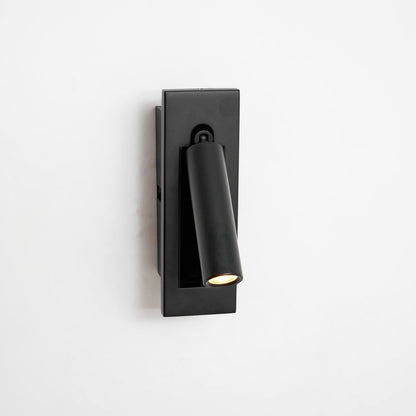 Professional Embedded Bedside Sconce with Adjustable Light and USB Por