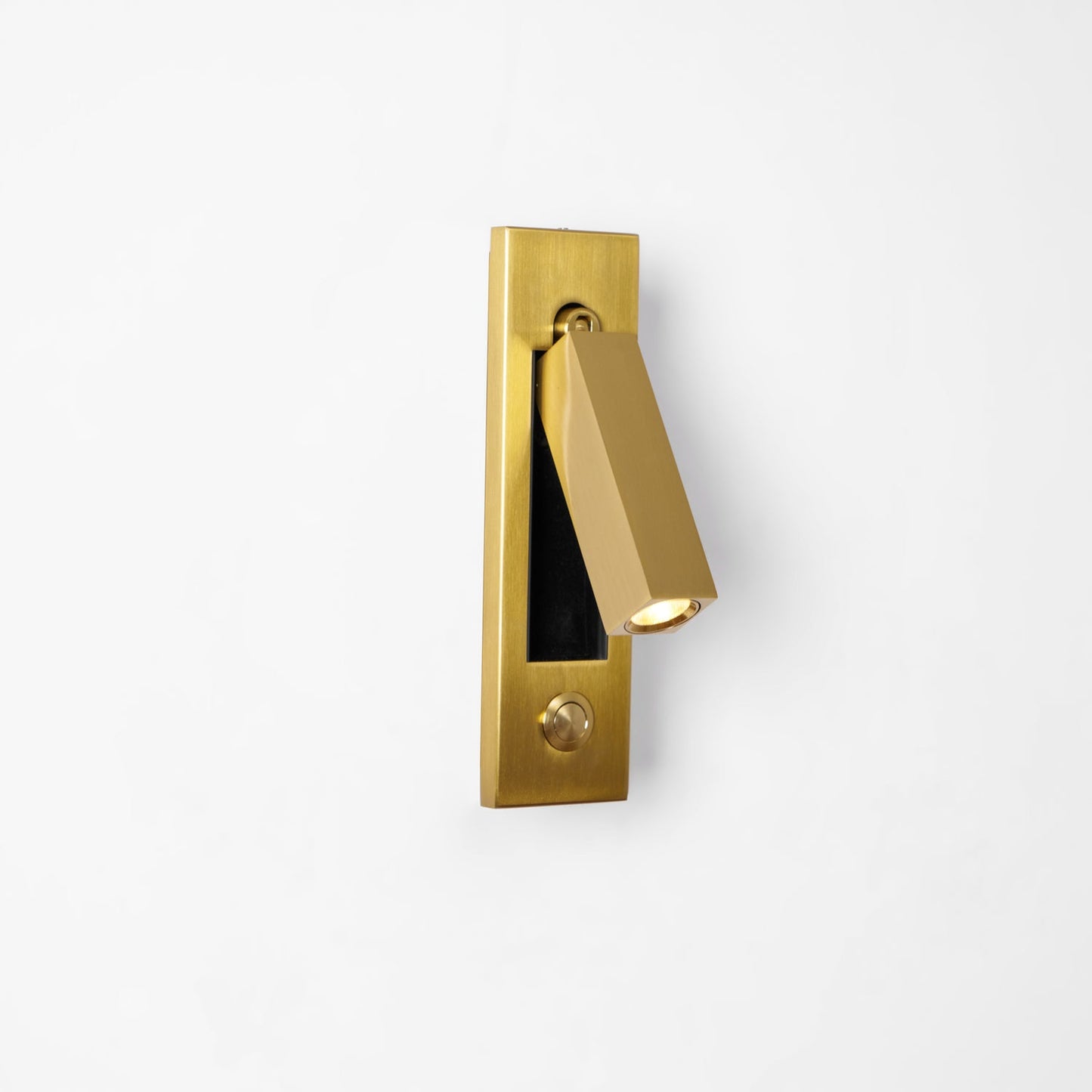 Professional Embedded Bedside Sconce with Adjustable Light and USB Por