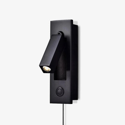 Embedded Bedside Plug-in Sconce with Dimmable Light & USB Charging