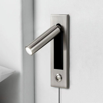 Embedded Bedside Plug-in Sconce with Dimmable Light & USB Charging