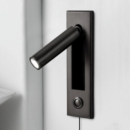 Embedded Bedside Plug-in Sconce with Dimmable Light & USB Charging