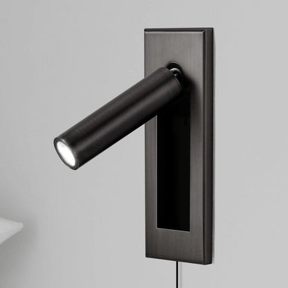 Embedded Bedside Plug-in Sconce with Dimmable Light & USB Charging