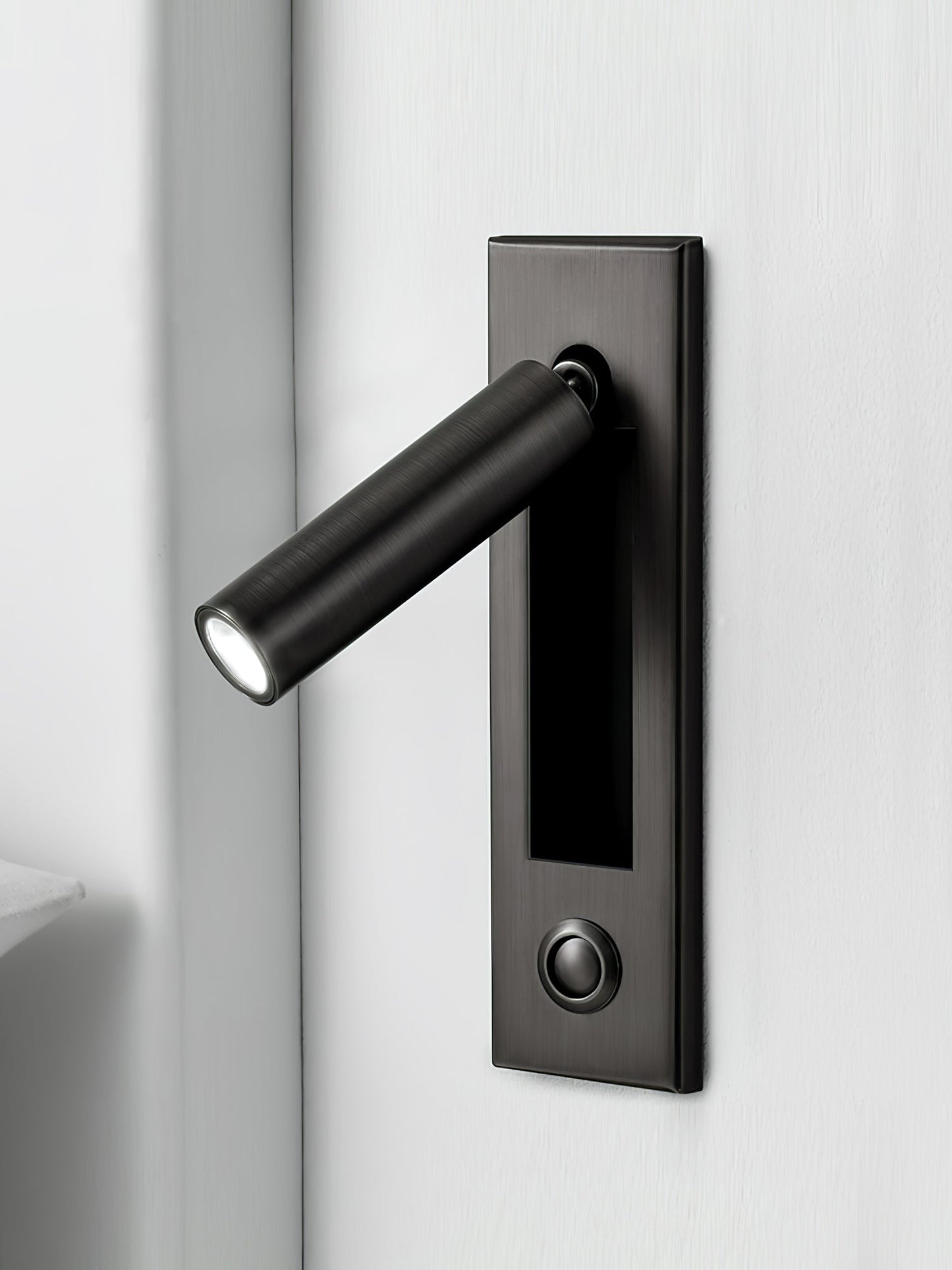 Professional Embedded Bedside Sconce with Adjustable Light and USB Por