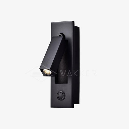 Professional Embedded Bedside Sconce with Adjustable Light and USB Por