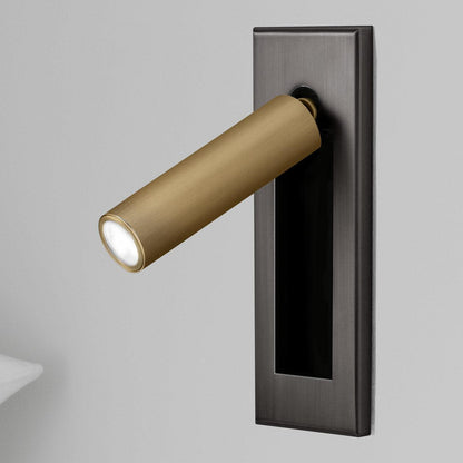 Professional Embedded Bedside Sconce with Adjustable Light and USB Por