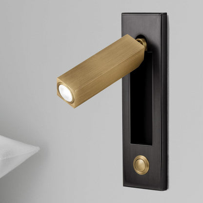 Embedded Bedside Plug-in Sconce with Dimmable Light & USB Charging