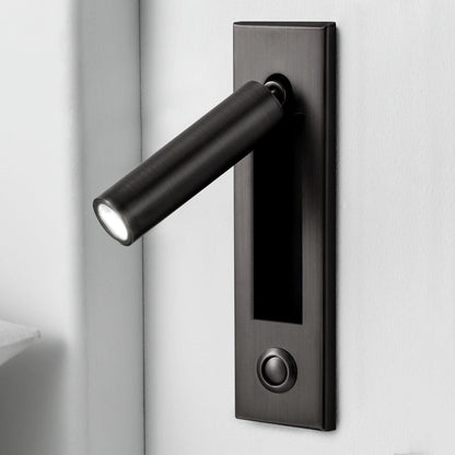 Professional Embedded Bedside Sconce with Adjustable Light and USB Por