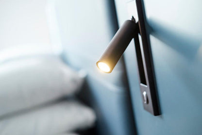 Professional Embedded Bedside Sconce with Adjustable Light and USB Por
