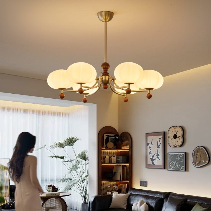 Emberlyn Bloom 6-Light Chandelier with Elegant Floral Design & Adjusta