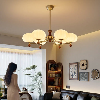 Emberlyn Bloom 6-Light Chandelier with Elegant Floral Design & Adjusta