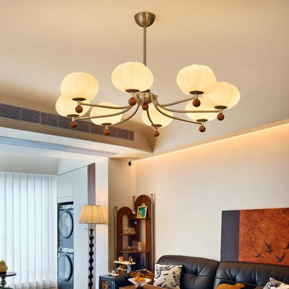 Emberlyn Bloom 6-Light Chandelier with Elegant Floral Design & Adjusta