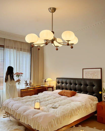 Emberlyn Bloom 6-Light Chandelier with Elegant Floral Design & Adjusta