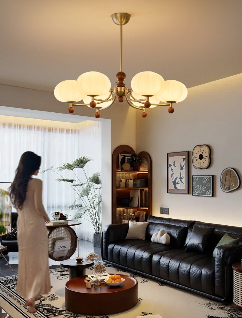 Emberlyn Bloom 6-Light Chandelier with Elegant Floral Design & Adjusta