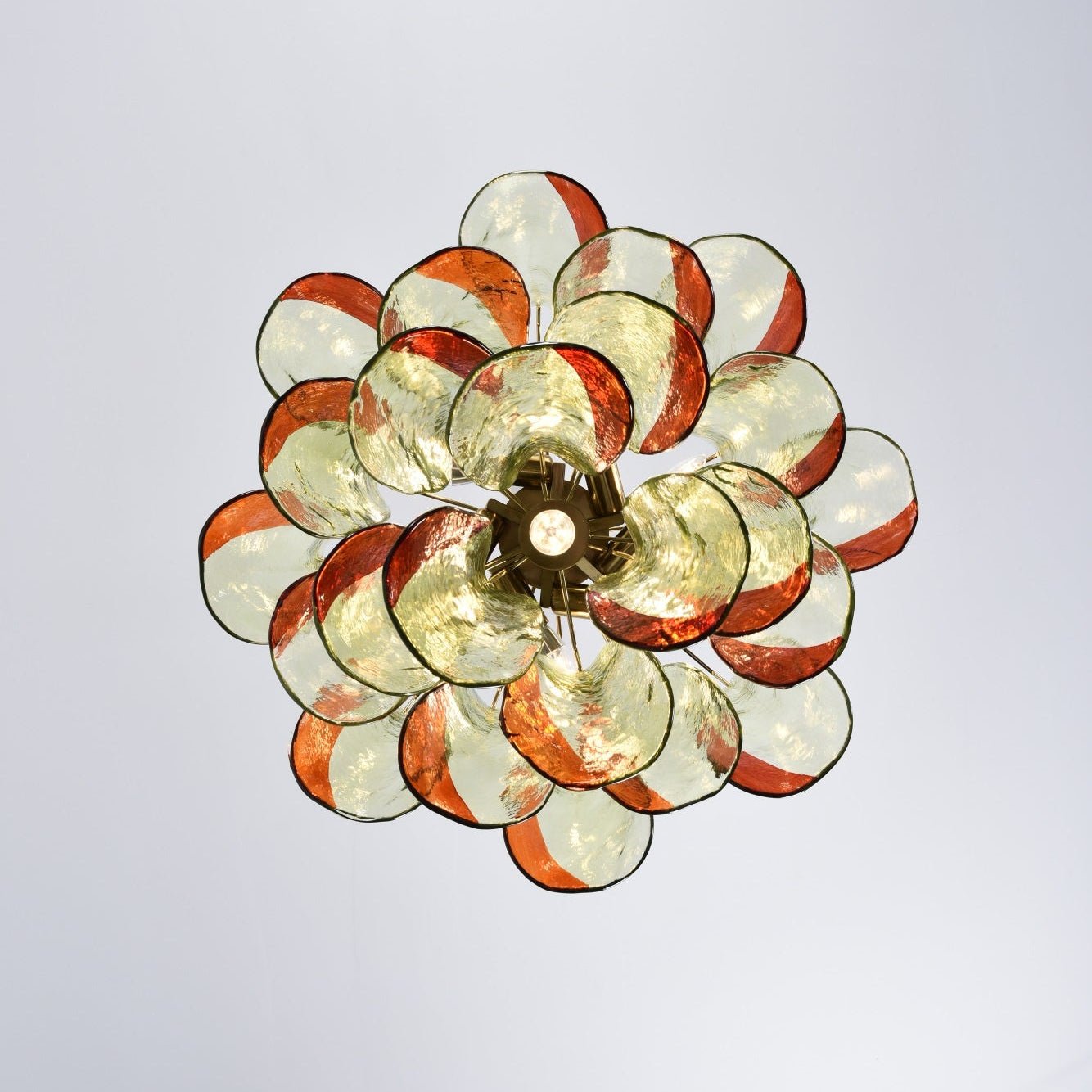 Marielle Glass Chandelier - Elegant Illumination with Adjustable Heigh