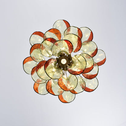 Marielle Glass Chandelier - Elegant Illumination with Adjustable Heigh