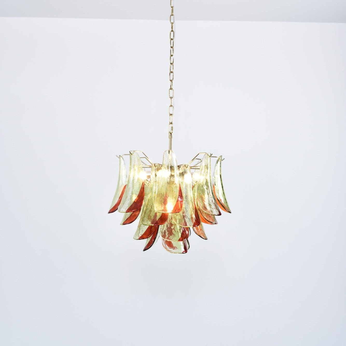 Marielle Glass Chandelier - Elegant Illumination with Adjustable Heigh