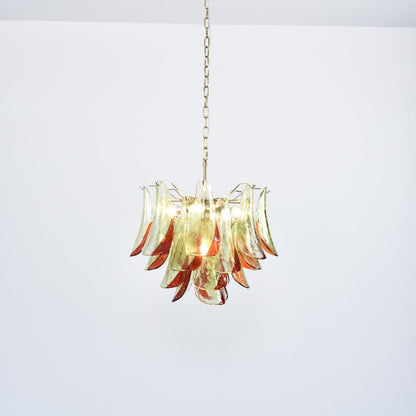 Marielle Glass Chandelier - Elegant Illumination with Adjustable Heigh