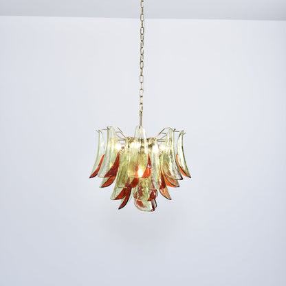 Marielle Glass Chandelier - Elegant Illumination with Adjustable Heigh