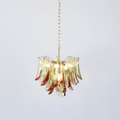 Marielle Glass Chandelier - Elegant Illumination with Adjustable Heigh