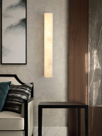Emerson Alabaster Wall Lamp - Adjustable Brightness & Elegant Design
