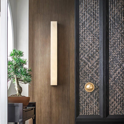Emerson Alabaster Wall Lamp - Adjustable Brightness & Elegant Design