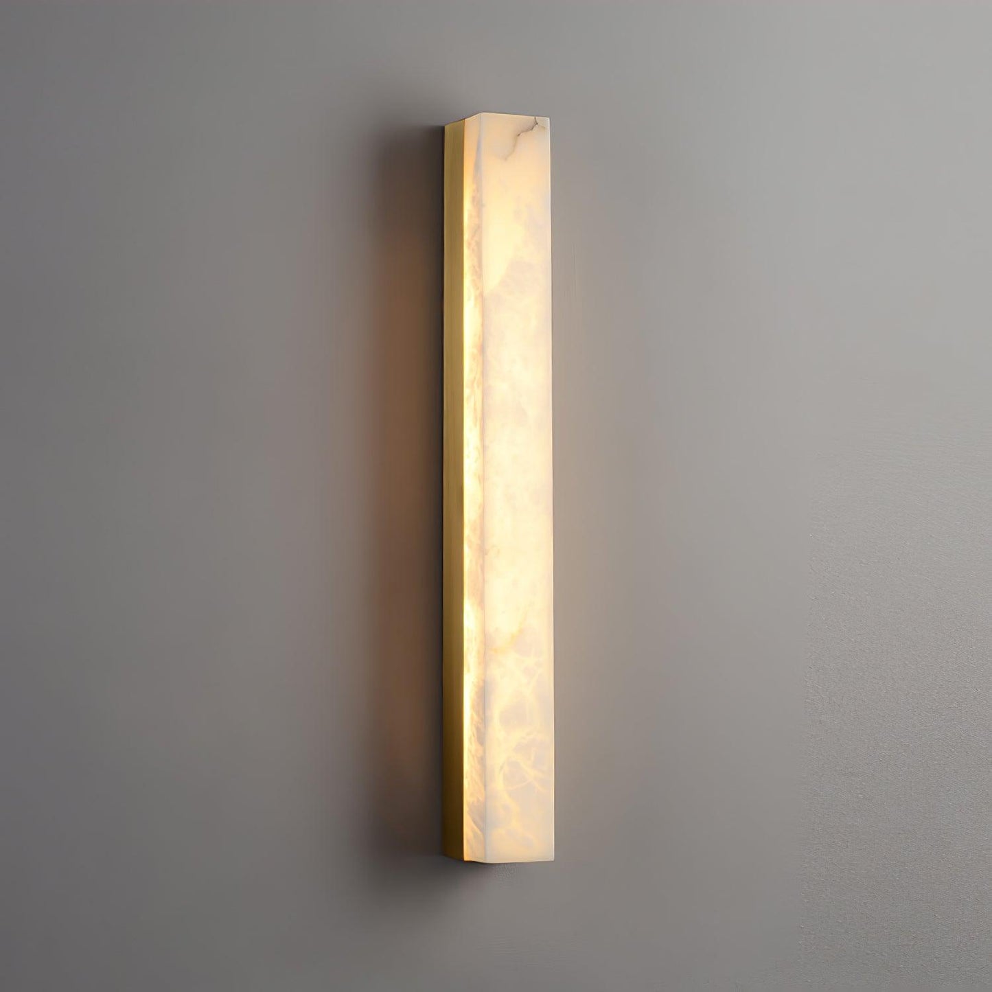 Emerson Alabaster Wall Lamp - Adjustable Brightness & Elegant Design
