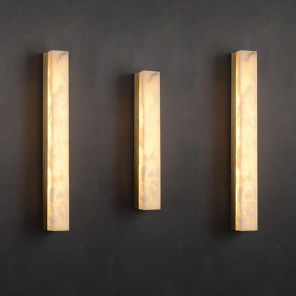 Emerson Alabaster Wall Lamp - Adjustable Brightness & Elegant Design