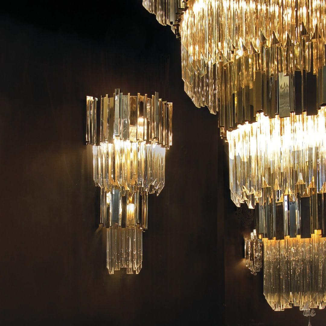Empire Chandelier - Elegant Crystal Design with Adjustable Height & LE