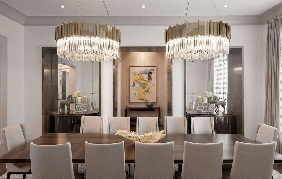 Empire Chandelier - Elegant Crystal Design with Adjustable Height & LE