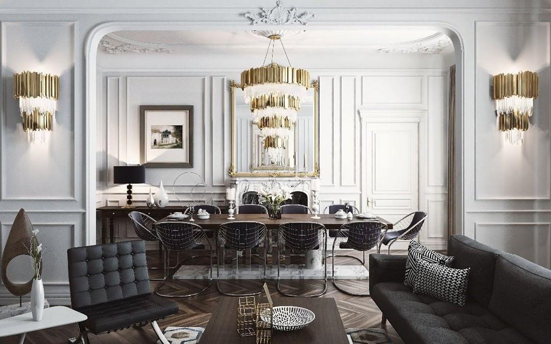 Empire Chandelier - Elegant Crystal Design with Adjustable Height & LE