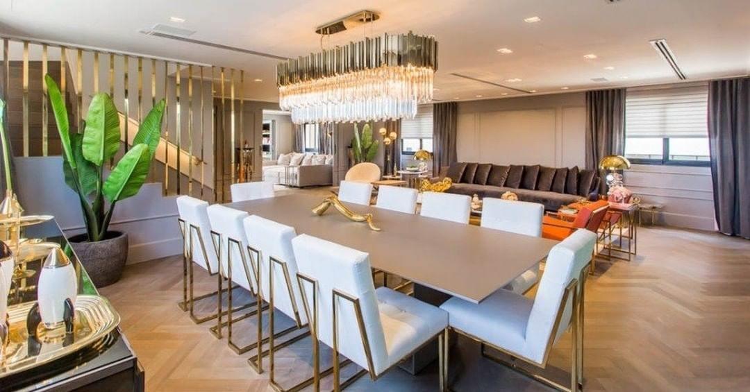 Empire Chandelier - Elegant Crystal Design with Adjustable Height & LE