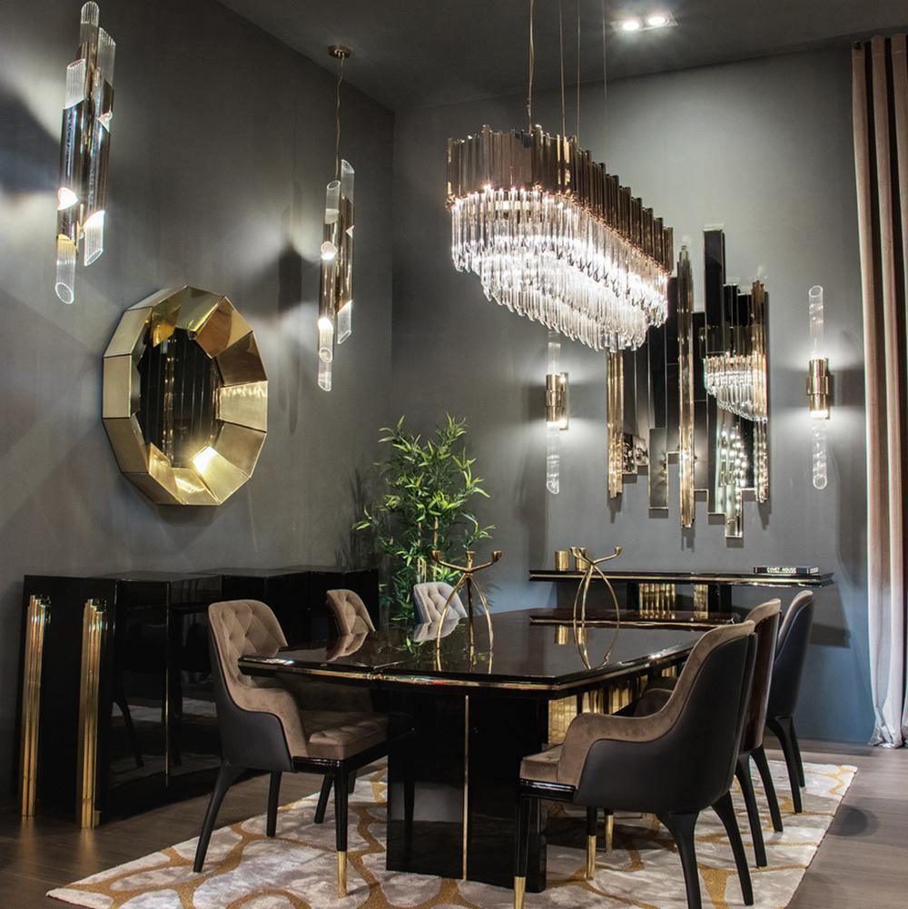 Empire Chandelier - Elegant Crystal Design with Adjustable Height & LE