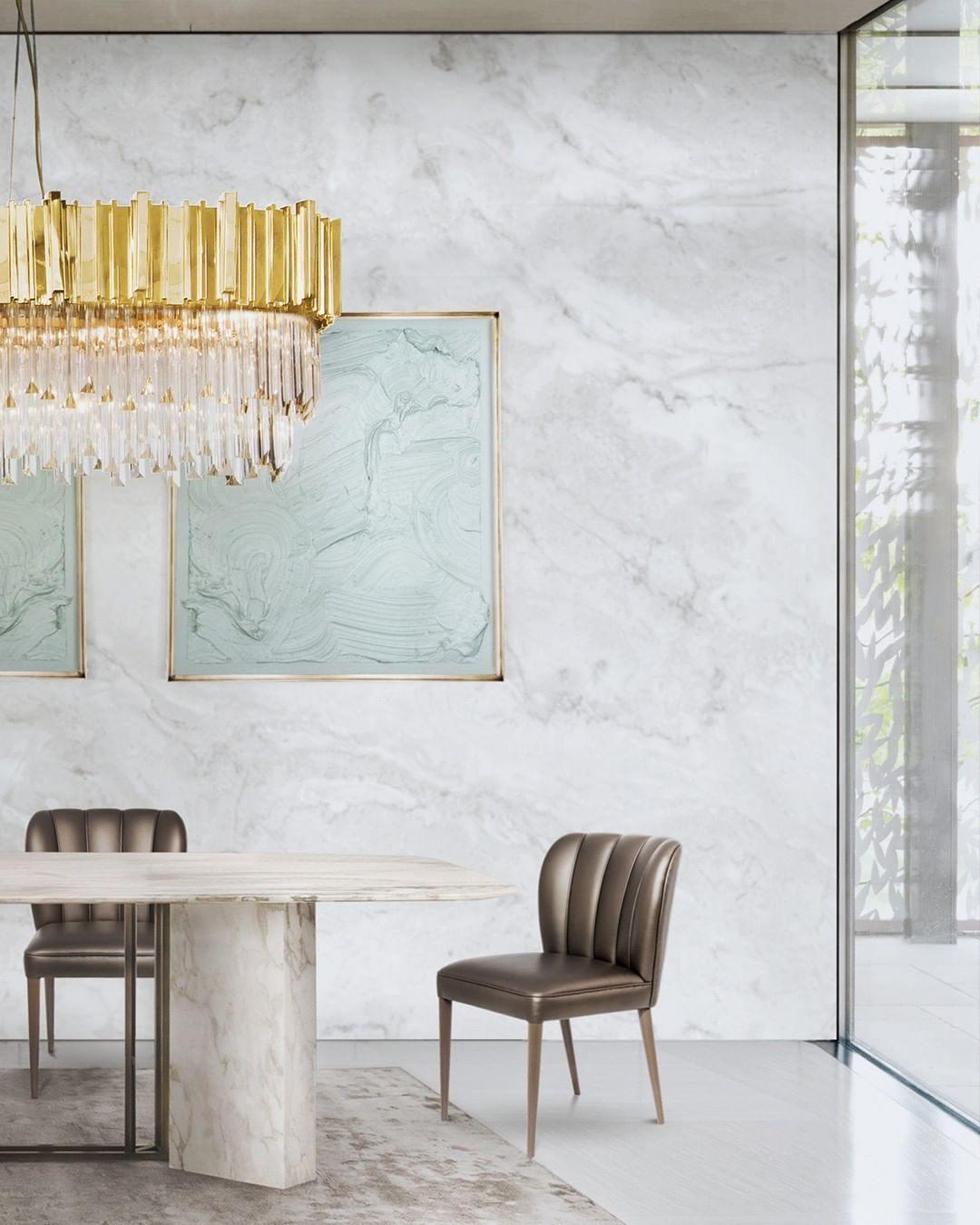 Empire Chandelier - Elegant Crystal Design with Adjustable Height & LE