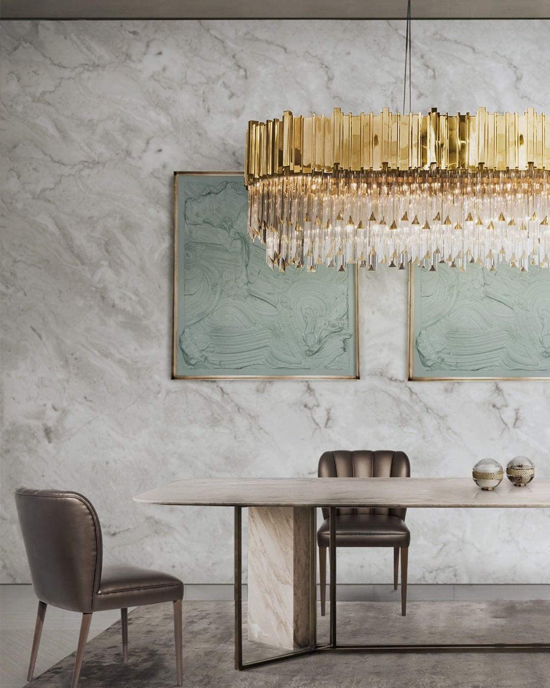 Empire Chandelier - Elegant Crystal Design with Adjustable Height & LE